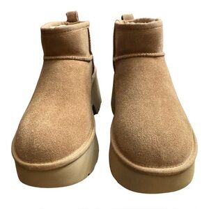 UGG CLASSIC ULTRA MINI NEW HEIGHTS BOOTS